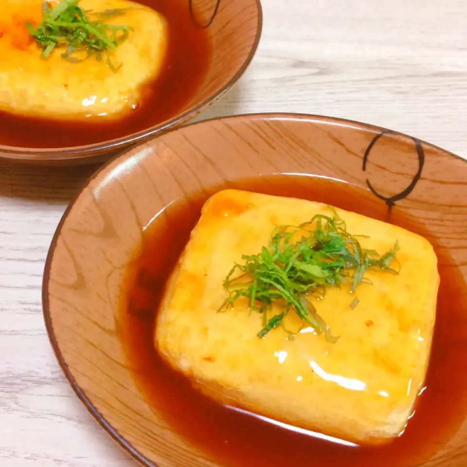 とろとろ揚出し豆腐♪♪|あゆめろさん