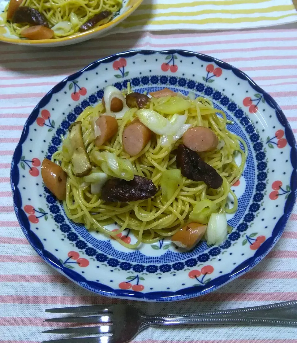 2019/04/06　今日の昼ごはん♥ジェノベーゼパスタ|ちいたんさん