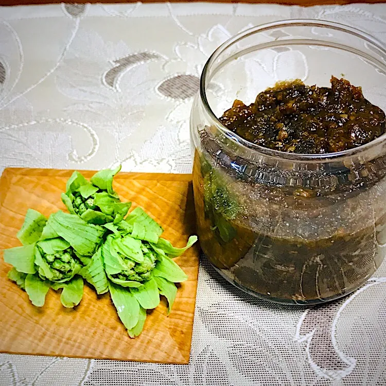 ばっけ味噌 【⠀蕗味噌 ふきのとう味噌⠀】|ももさん