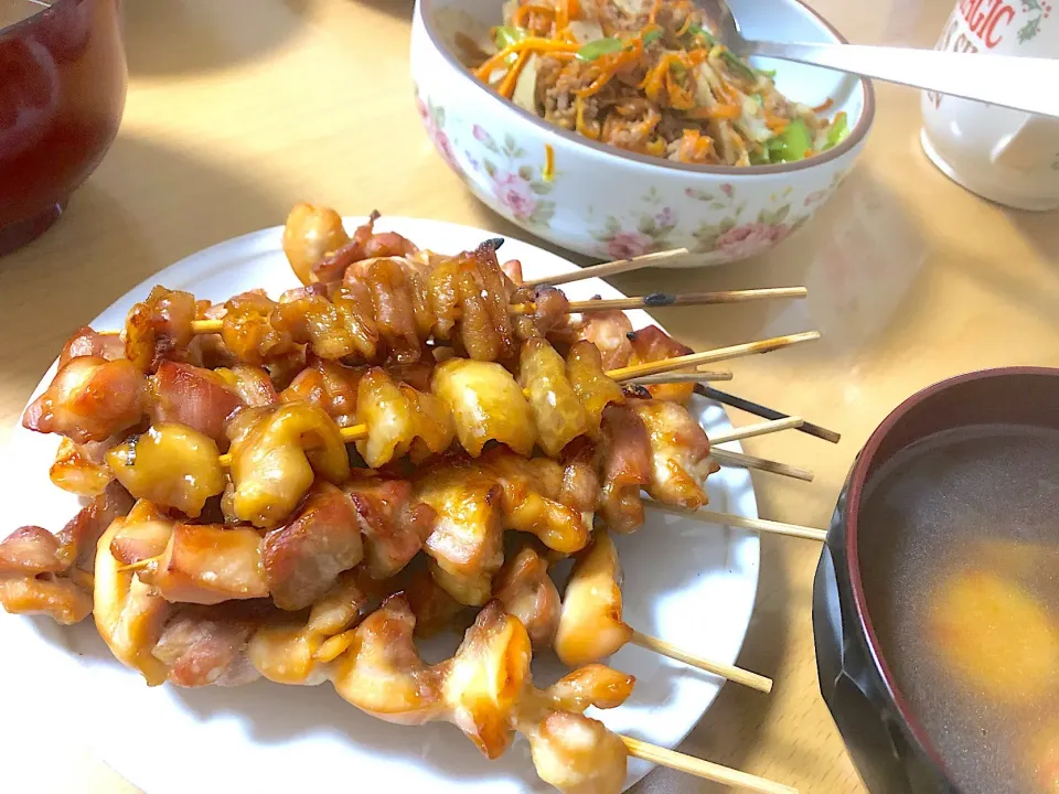 Snapdishの料理写真:オーブンで♪おうち焼き鳥|みきのキッチン＊*さん