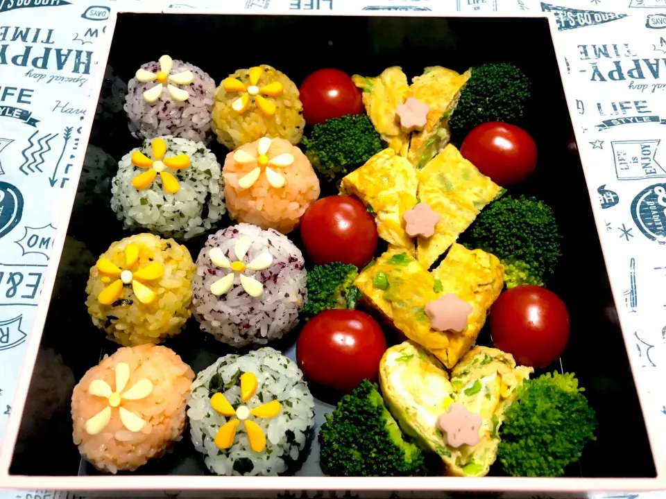 #お花見弁当|Ku-さん