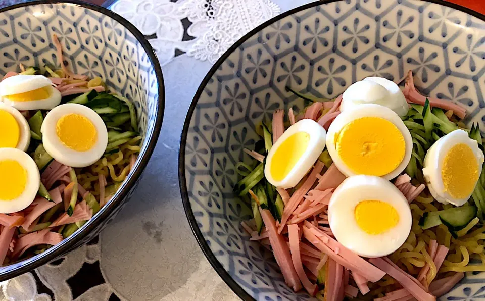 お休みの日は、冷やしラーメン🍜 #冷やしラーメン  #お休みの日の朝ごはん|Yukie  Toriseさん