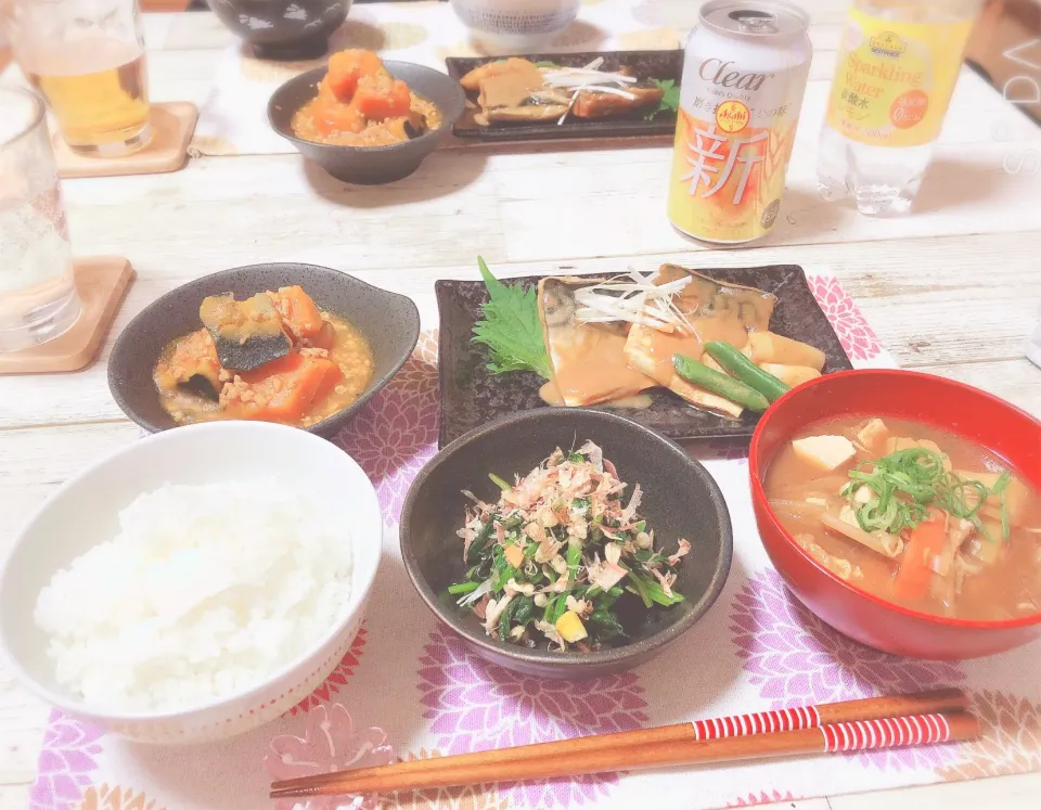 Snapdishの料理写真:4/6 よるごはん🍚和食|☁︎s*a ☁︎さん