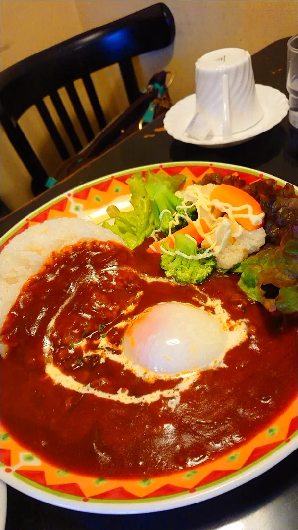 Snapdishの料理写真:ビーフハヤシカレー@カフェCOMON🍛|メイメイda.さん