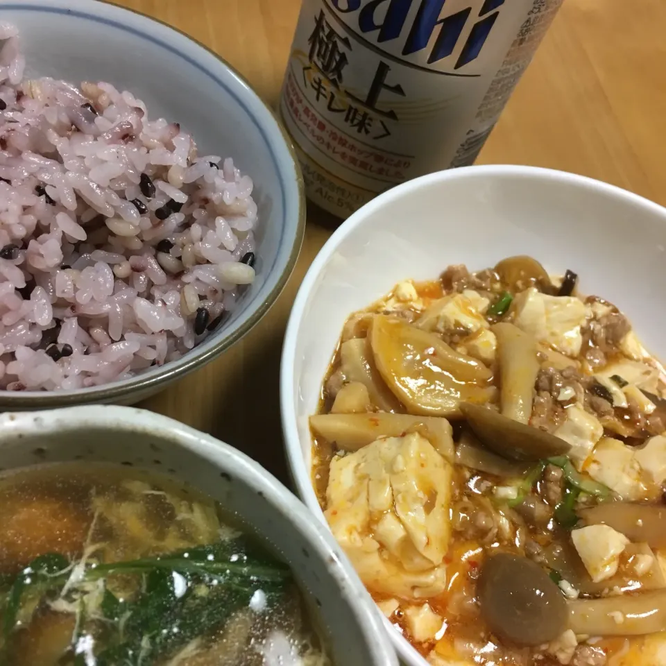 昨日の夕食
麻婆豆腐&なめこスープで中華な夜
2019.4.7|Yu Yu mamaさん