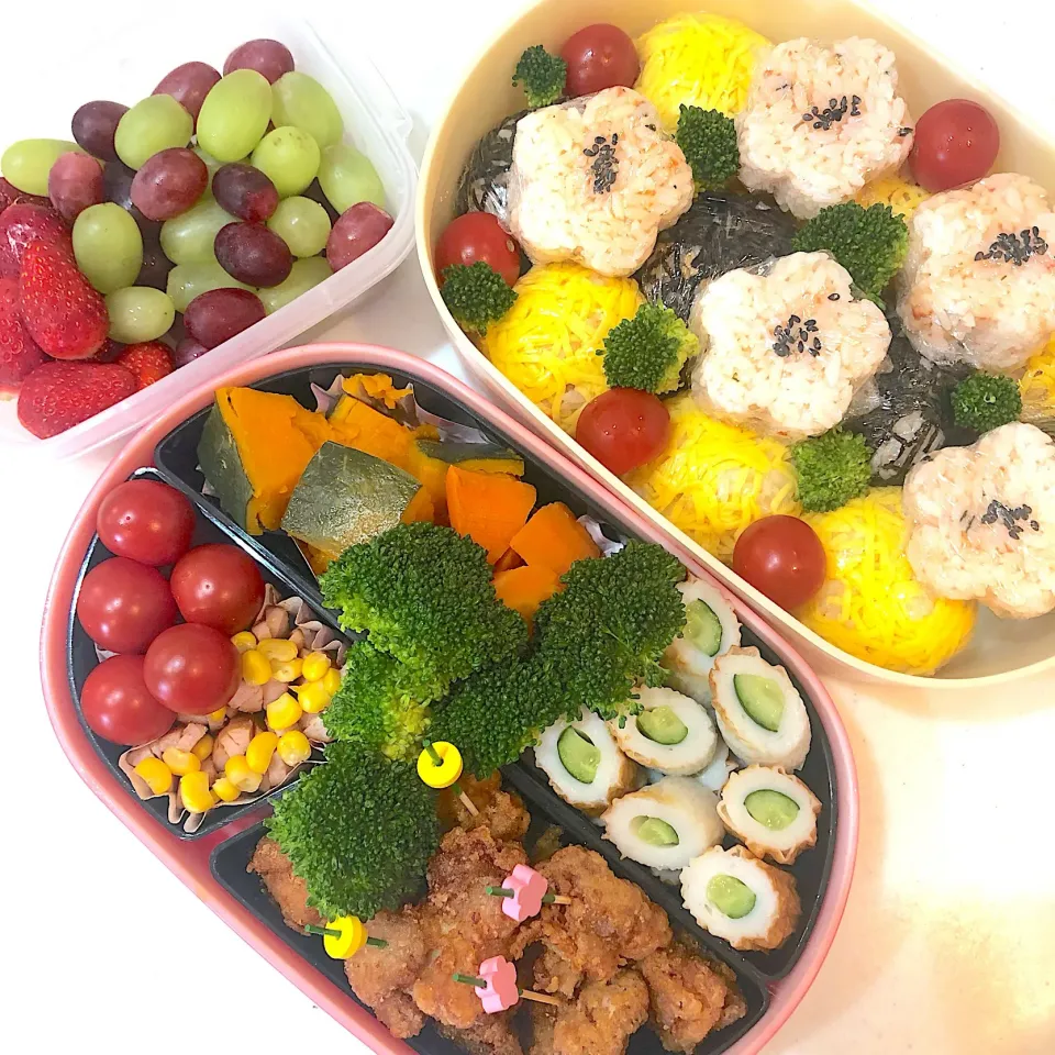 🌸😋2019🌸お花見弁当😋🌸|moyukitaさん