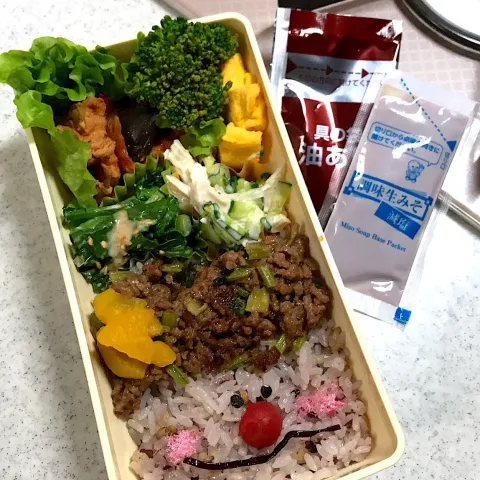 「プチ！プチ！海藻麺」を使ってみたSnapdishの料理・レシピ写真:お弁当〜〜🍱
旦那🍱