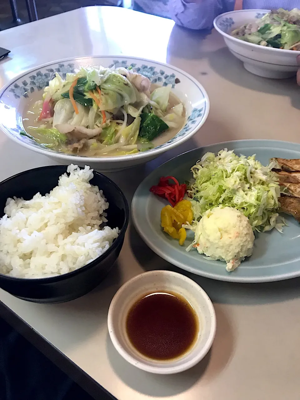 あずまラーメン ちゃんぽんセット #あずまラーメン #熊本ラーメン|みちるさん