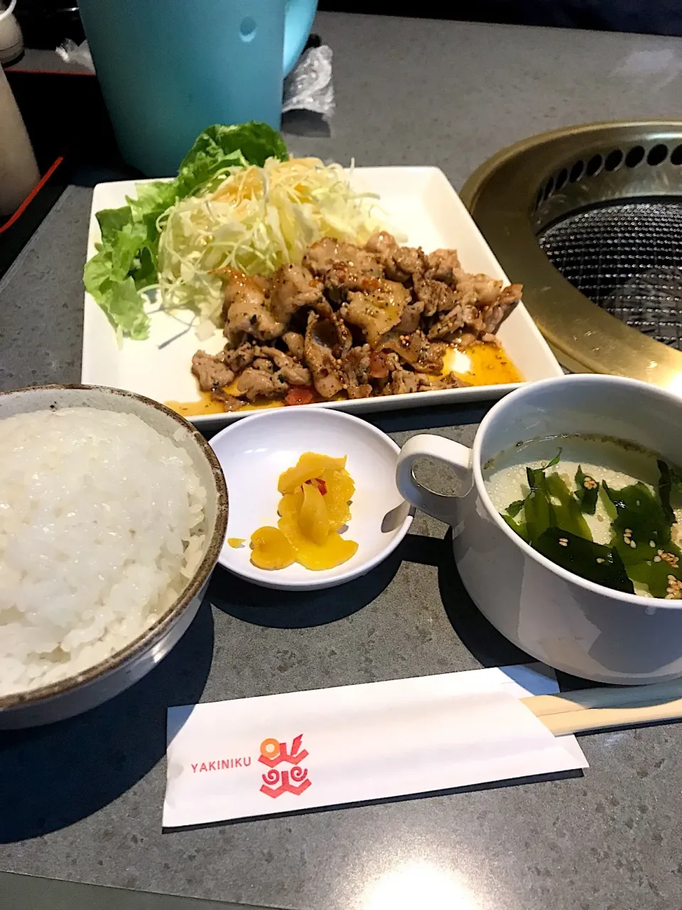 焼肉 炎 ワンコインランチ #八代 #炎 #ランチ|みちるさん