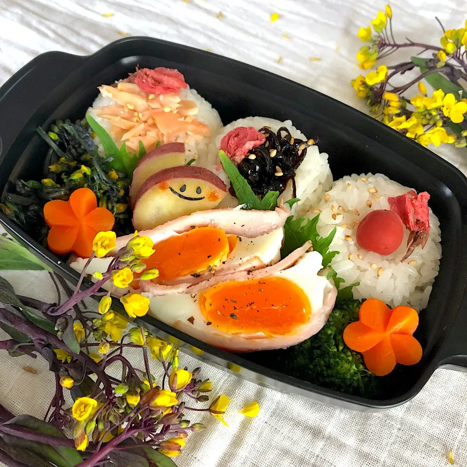 今日旦那様弁当★おにぎり弁当|emichococo625さん