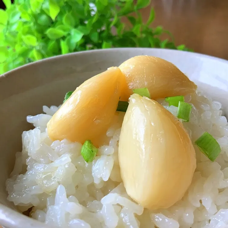 Snapdishの料理写真:にんにくの炊き込みご飯🍚|9421beruさん