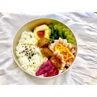 Snapdishの料理写真:今日のお弁当 #お弁当  #アルミ弁当|きょきょきょさん