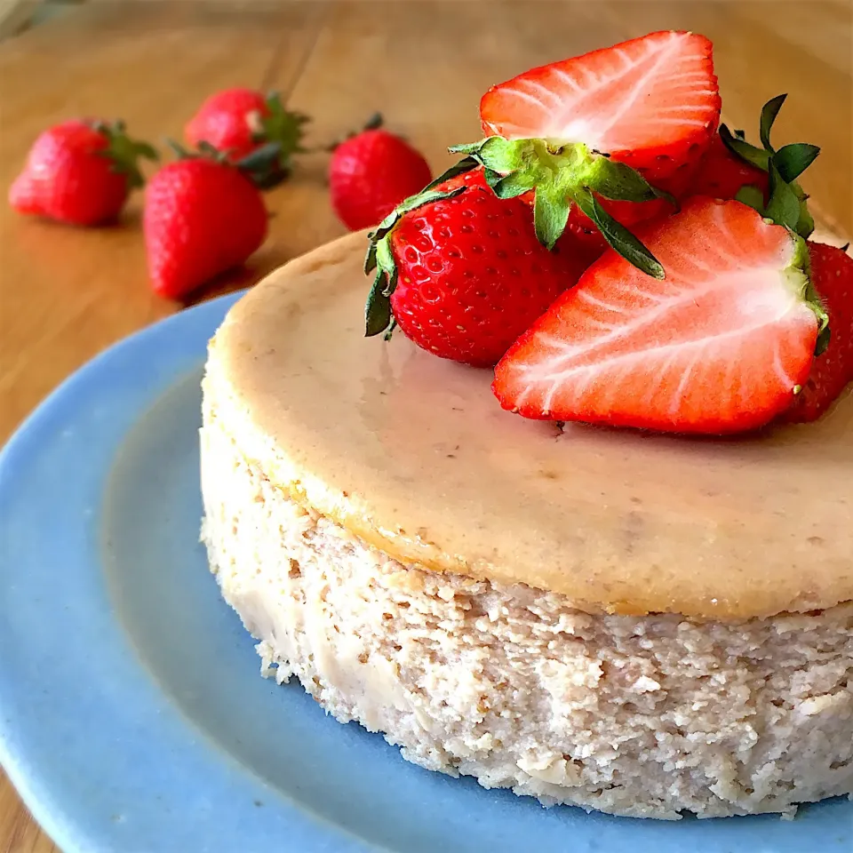 いちごのベイクドチーズケーキ🍓|みずほさん