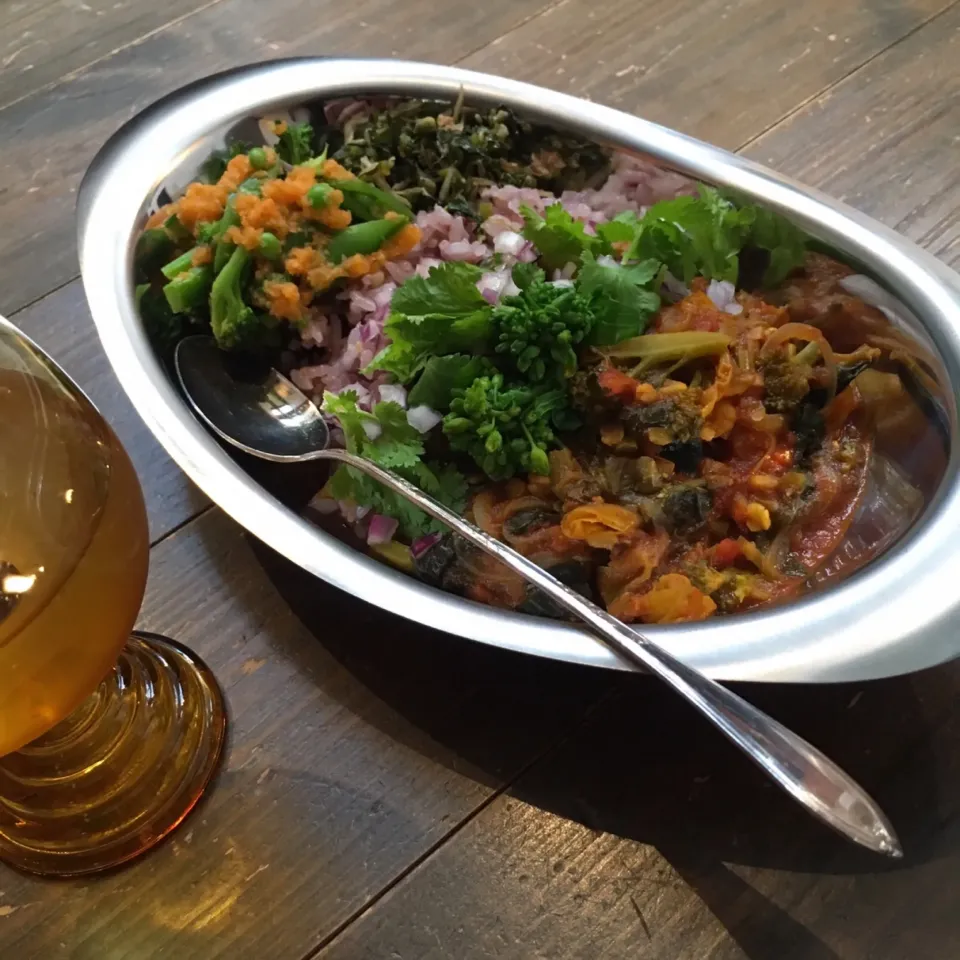 ベジ豆カレー定食🍛#エヌハーベスト#スパイスの奥深き世界|七海さん