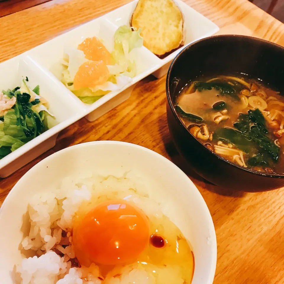 Snapdishの料理写真:朝2019.4.8|ささなおさん