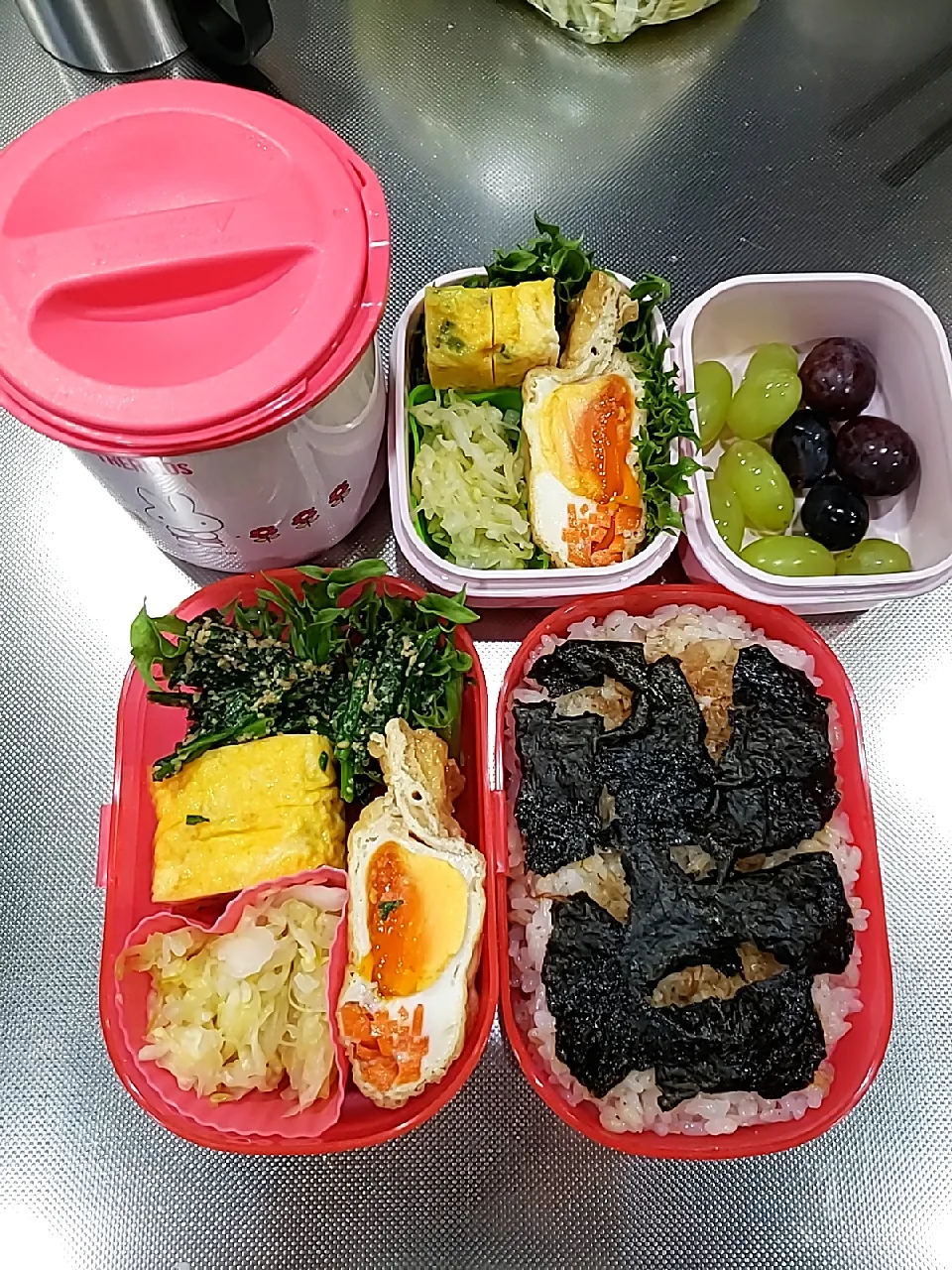 今日のお弁当　ママ&高校生娘ちゃん(*^^*)|sakuhimaさん