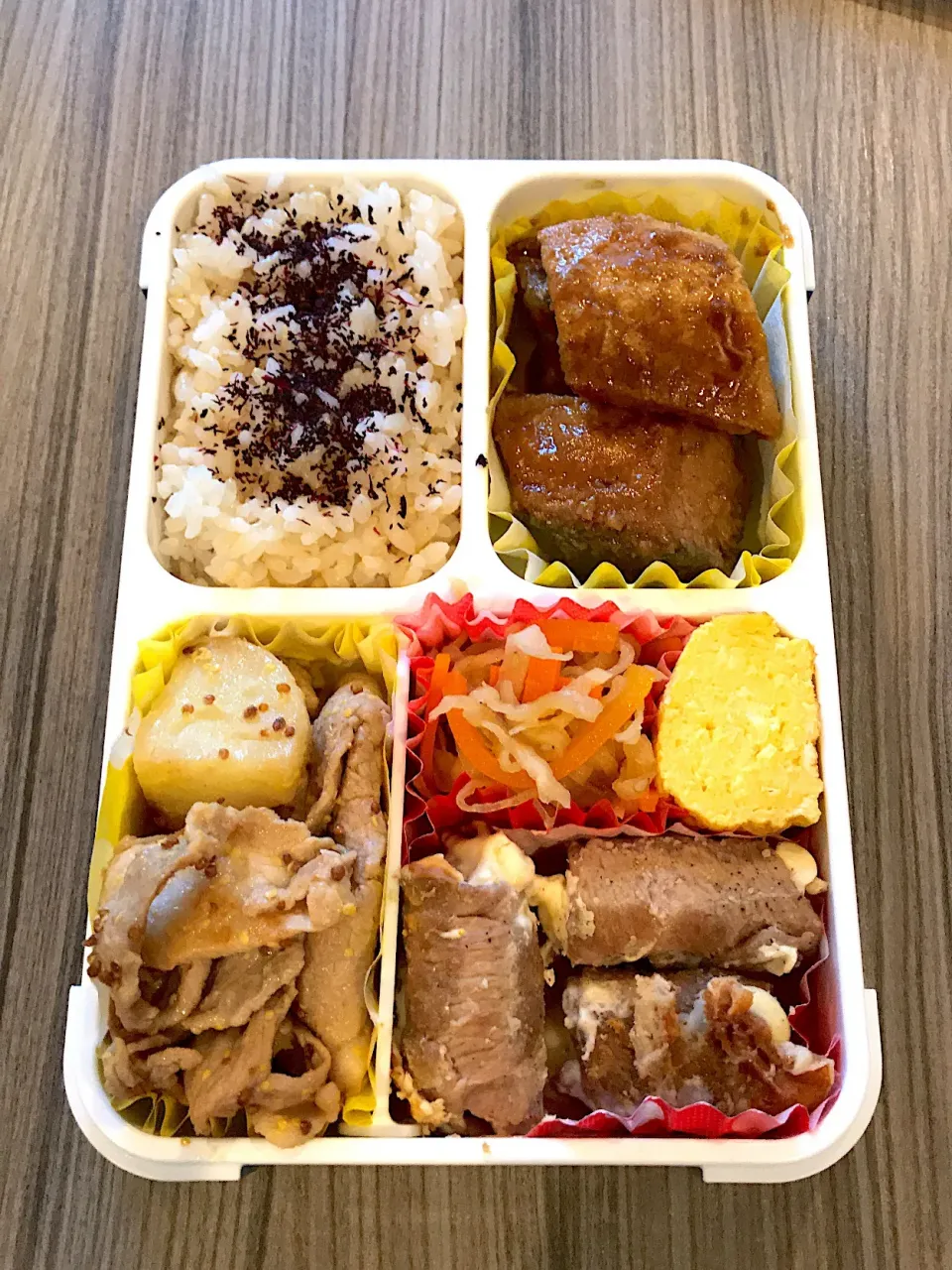 #旦那いつも茶色〜い弁当|saaaaanさん