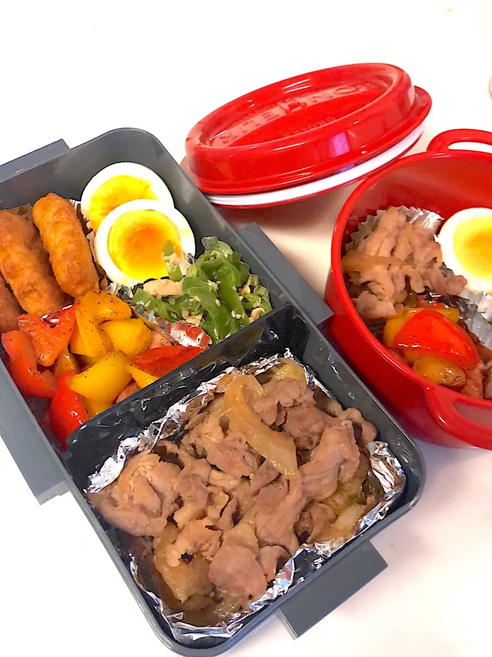 男子高校生と母のお弁当😊|ninoninoさん