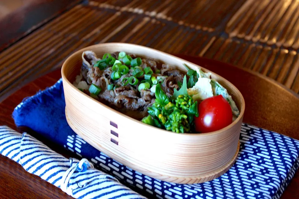 Snapdishの料理写真:牛丼弁当|よっすぃさん