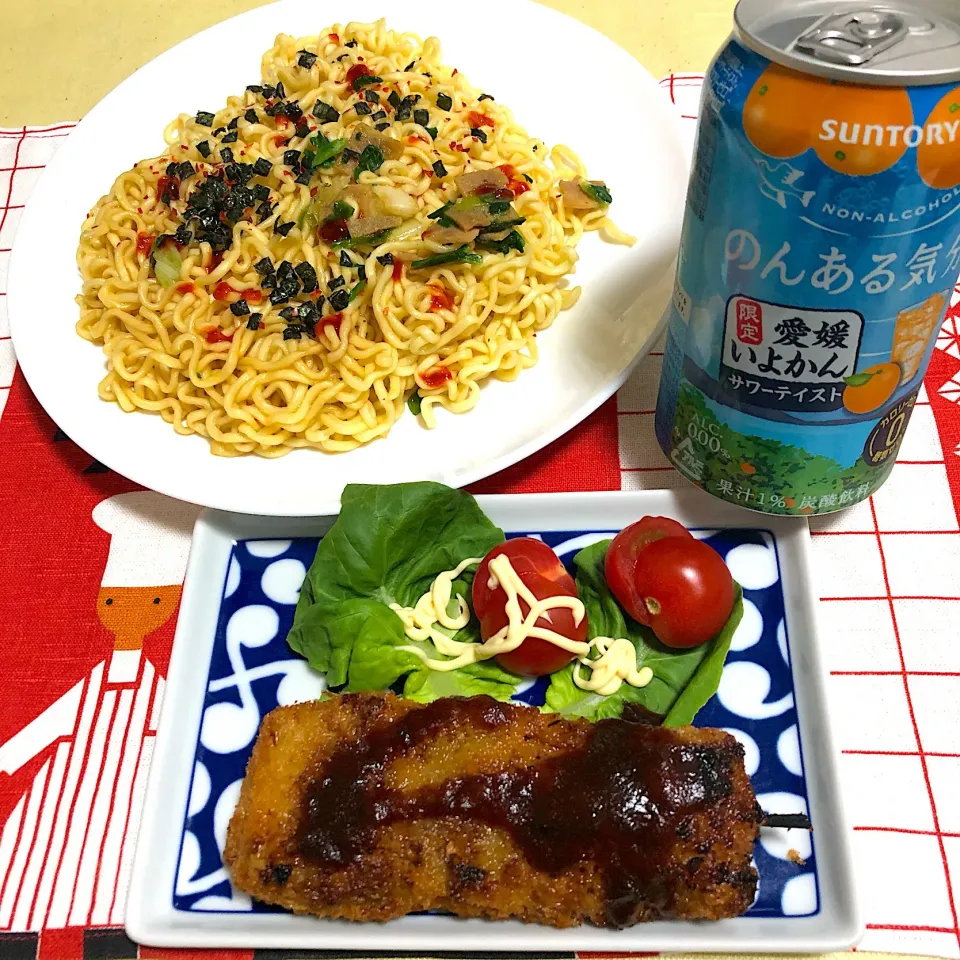 六角家 豚骨醤油まぜそば 串カツ|Noriyuki Saitoさん