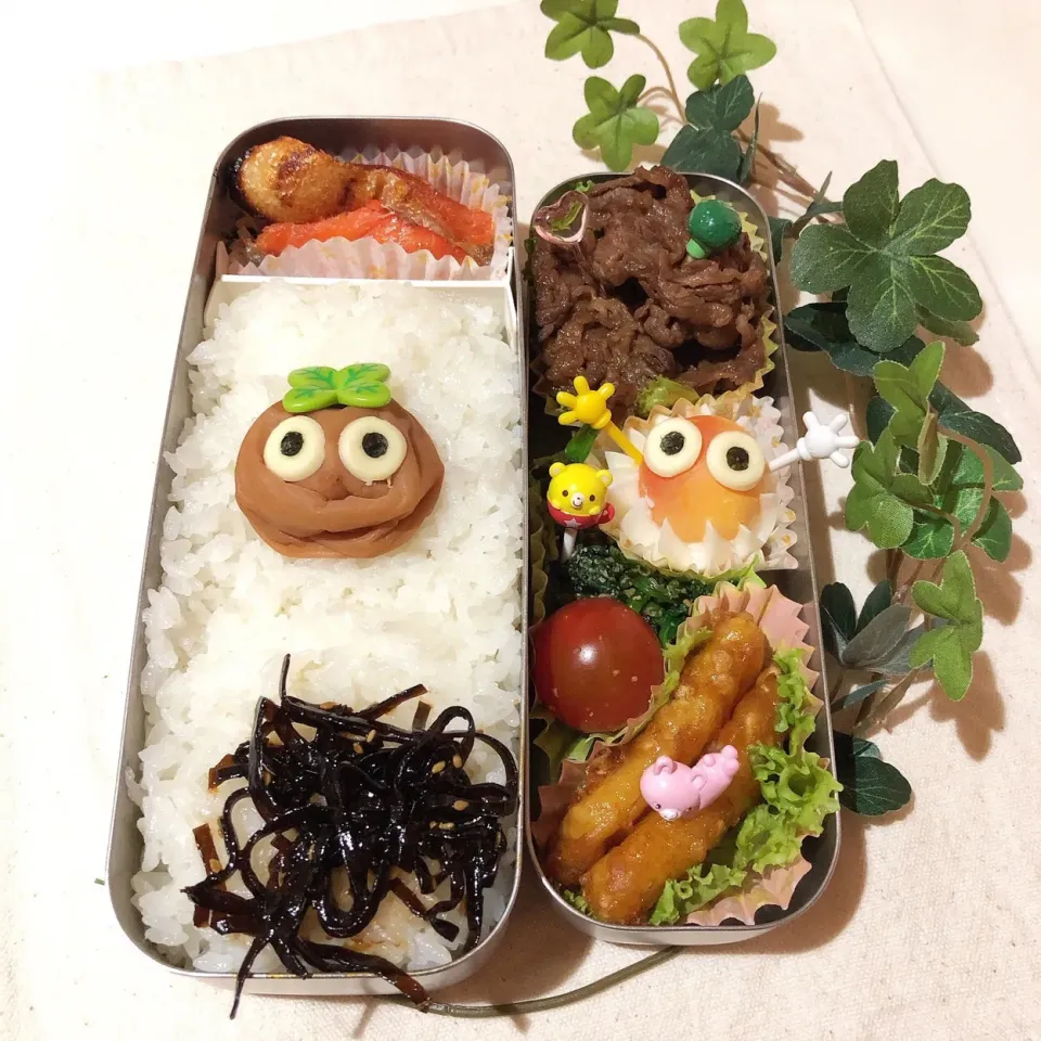 4/10❤︎旦那さんのお弁当❤︎ 
#今日のお弁当 #弁当 #お昼ごはん #旦那さん弁当 #ランチ|Makinsさん