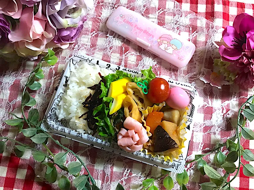 Snapdishの料理写真:4/10姫のお弁当|harutomomariさん