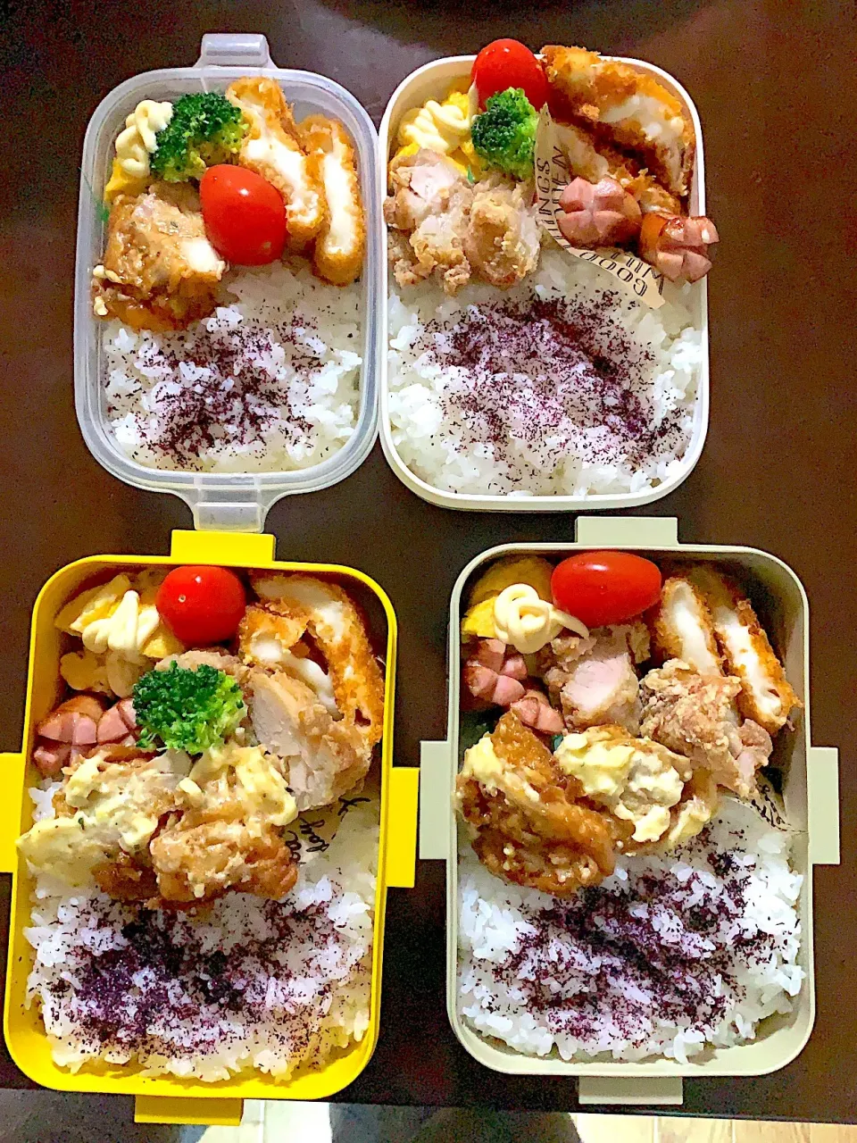 家族全員弁当🍱|まこさん