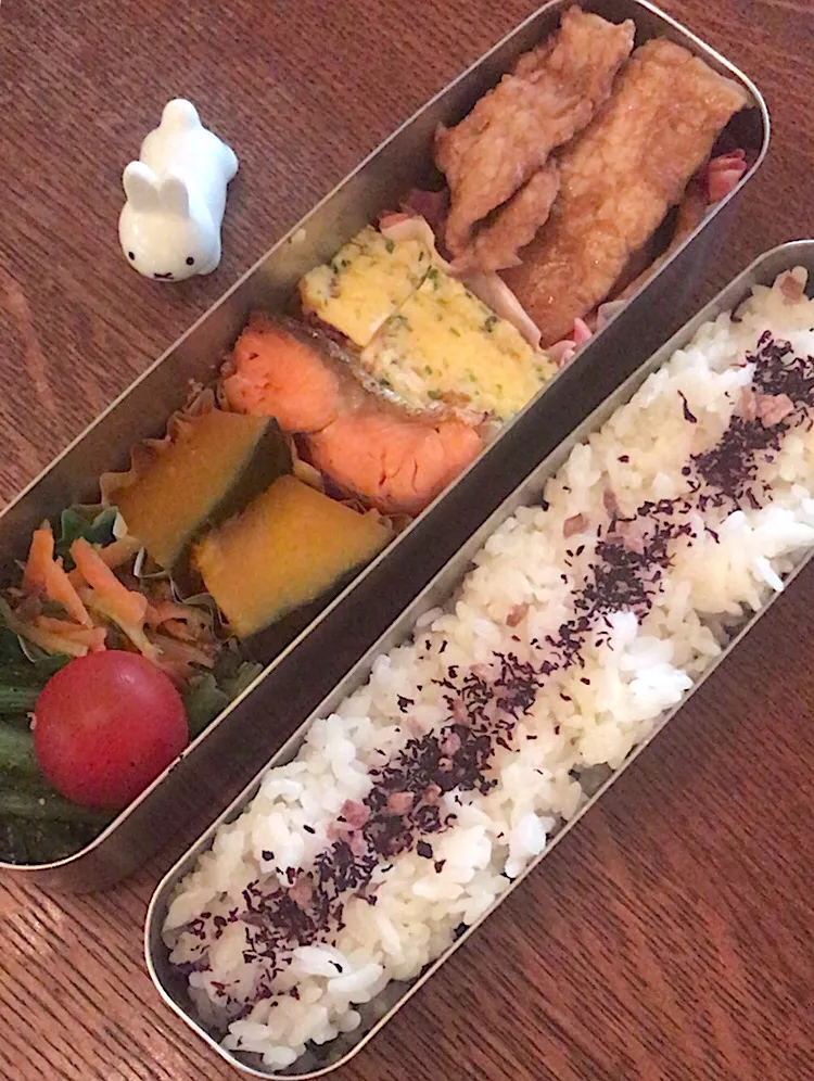 ランチ#お弁当 #お弁当記録  #ポークチャップ|小松菜さん