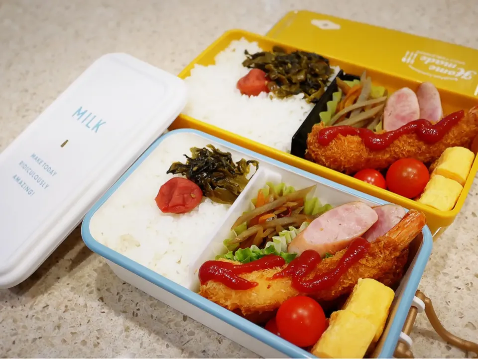 Snapdishの料理写真:19/04/10 父娘弁当♪|ikukoさん