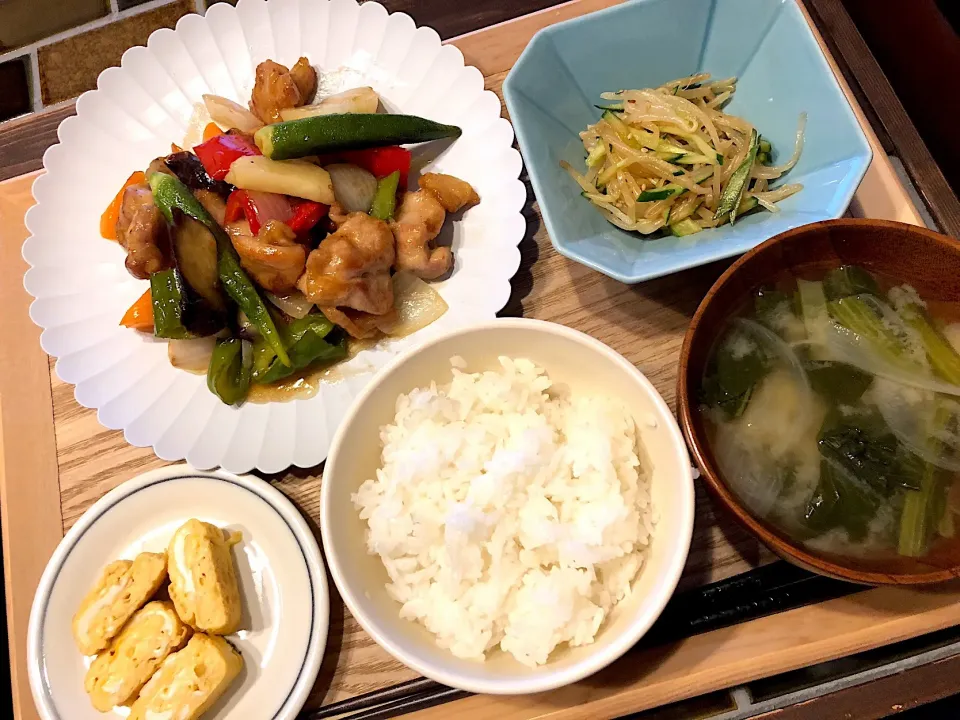 鶏ももと野菜の黒酢あん🥦|Wanchanさん