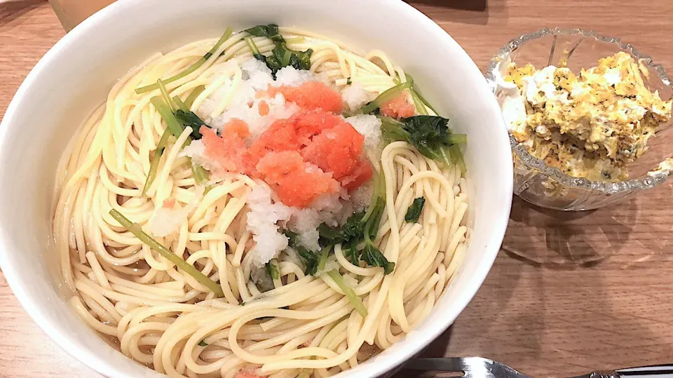 和風おろしたらこパスタ|mamiさん