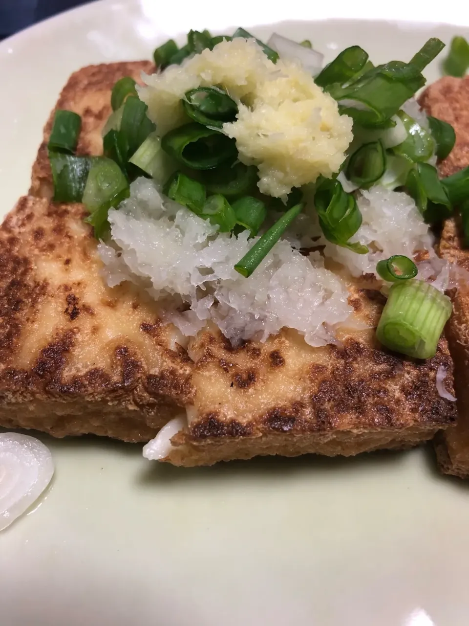 Snapdishの料理写真:厚揚げ焼き|kazさん