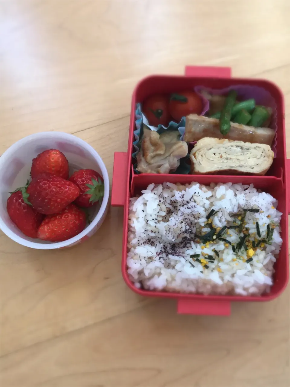 今日のお弁当 #obento  #お弁当  #lunchbox  #🍱  #中学生弁当|かれんさん