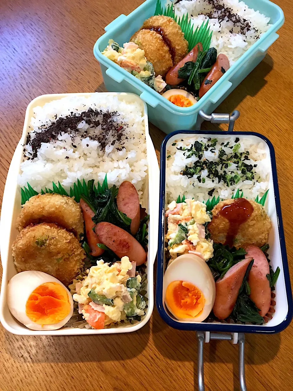 高校生息子とJKとパパ弁当  はんぺんと枝豆の海老カツ|まつださんさん