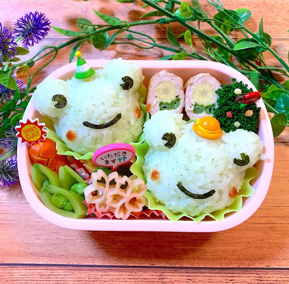 Snapdishの料理写真:今日のこども弁当☆お姉ちゃん|machiaoizuさん