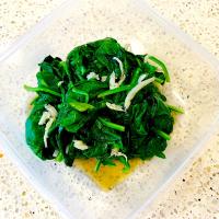 ほうれん草のお浸し ちりめんじゃこ和え