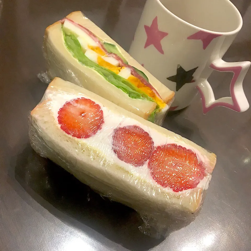 Snapdishの料理写真:わんぱくサンド🍞|aoyumiさん