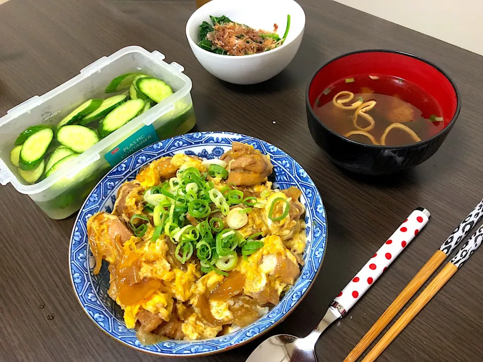 親子丼定食|桃果🥀さん