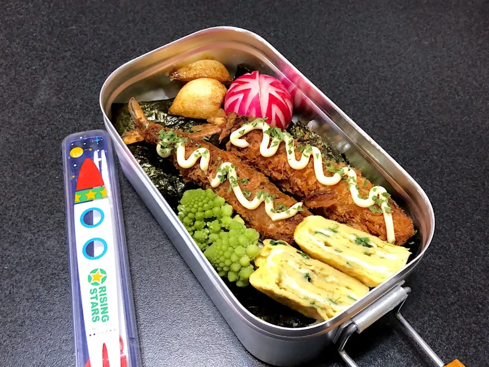 Snapdishの料理写真:のり弁風弁当|LaLamamaさん