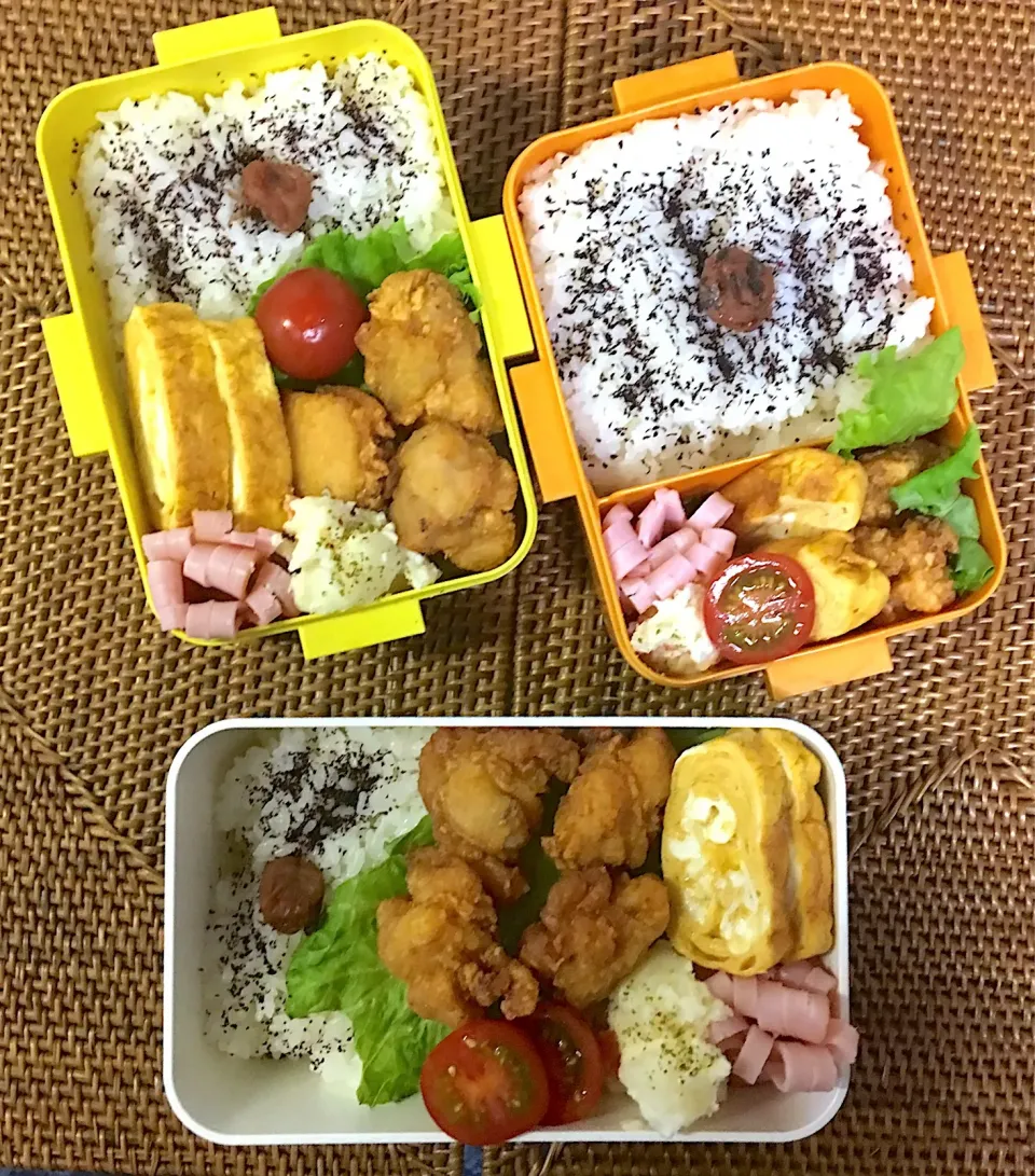 #中学女子弁当  #父ちゃん弁当 #唐揚げ|よちこさん