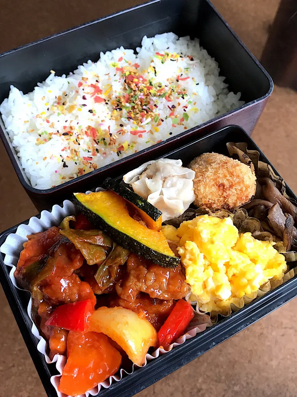 酢豚弁当|二キィさん