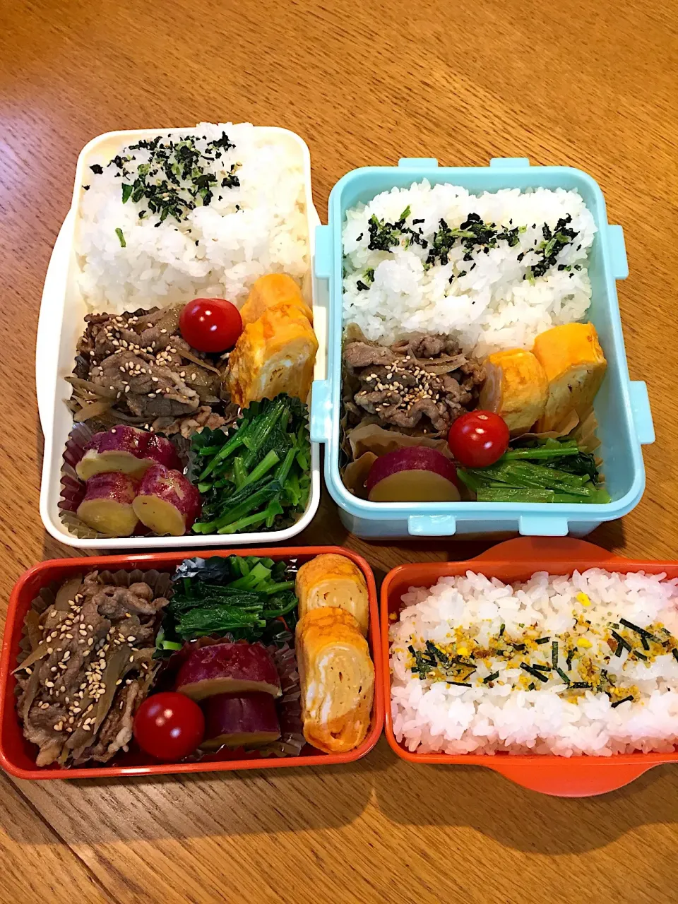 高校生息子とJKのお弁当  牛肉と牛蒡の時雨煮|まつださんさん