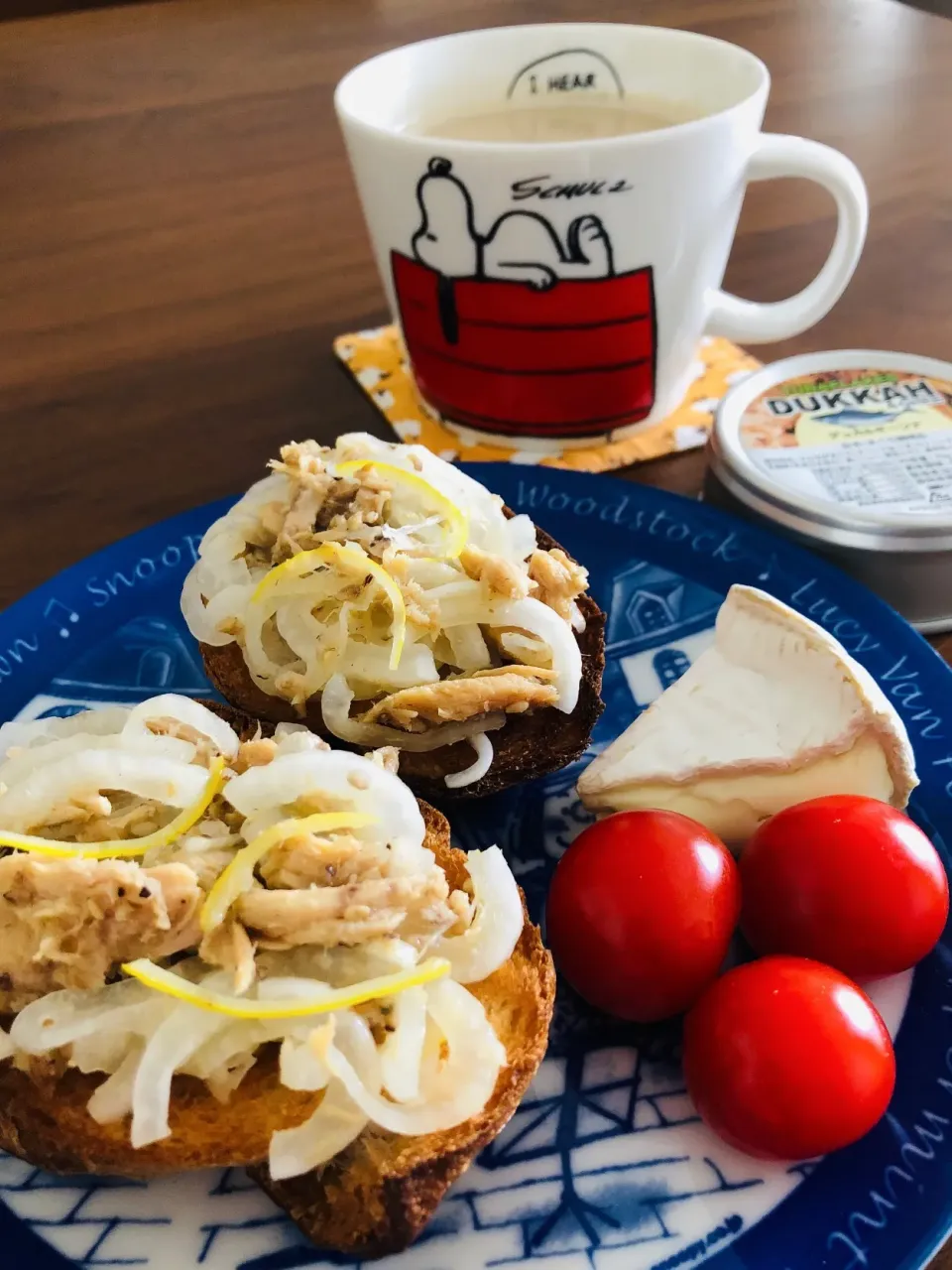 Norikoの料理 塩レモン新玉ねぎ とデュカ入りツナで朝食|Norikoさん