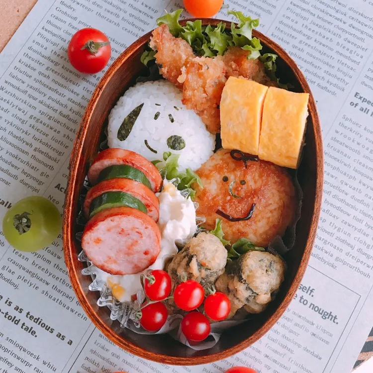 Snapdishの料理写真:☆焼きおにぎり弁当☆|chikakoさん