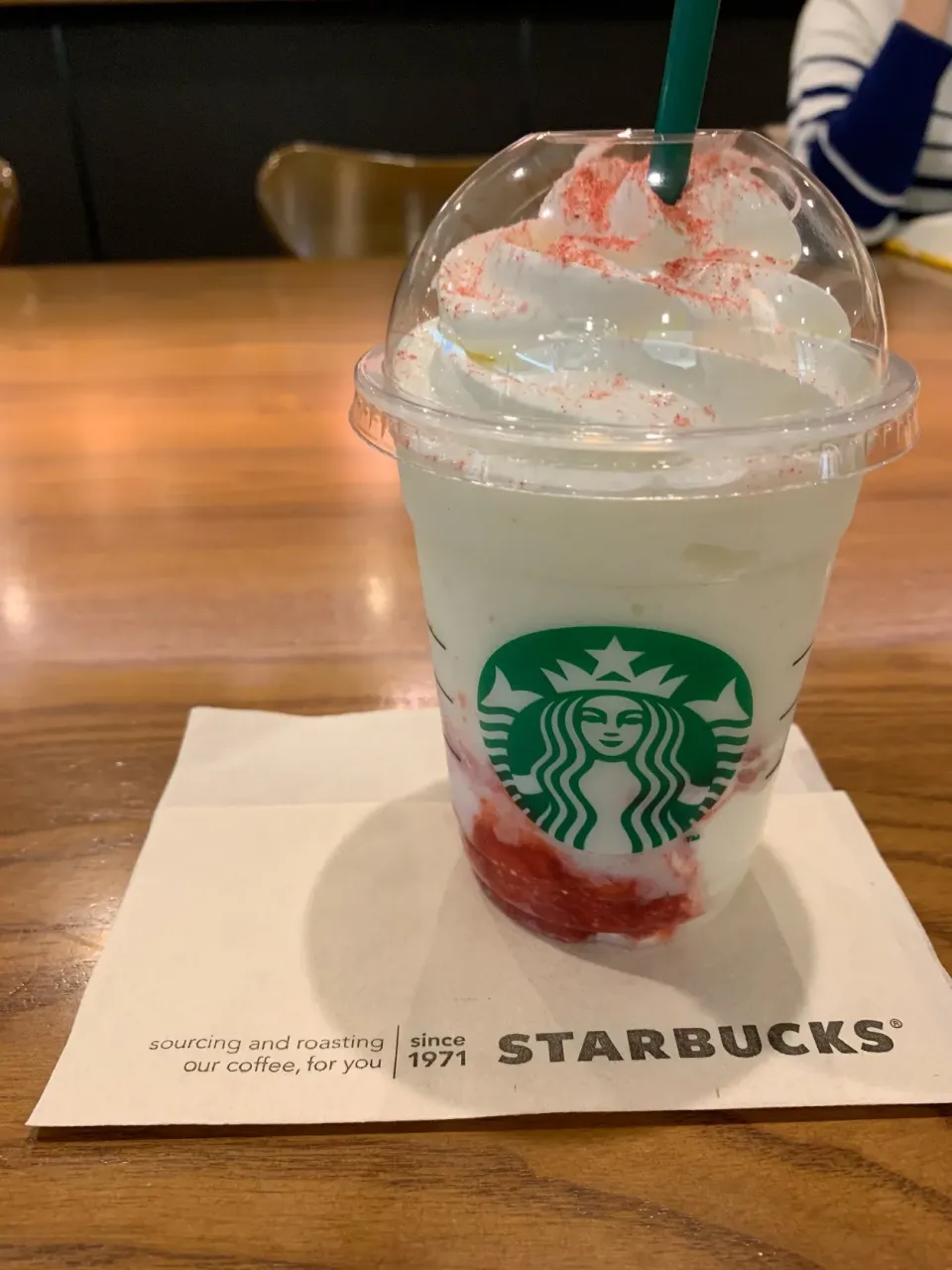 ストロベリーマッチフラペチーノホワイト🍓
 #スターバックスコーヒー|himeさん