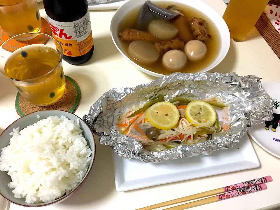 鮭のホイル焼き|桃果🥀さん