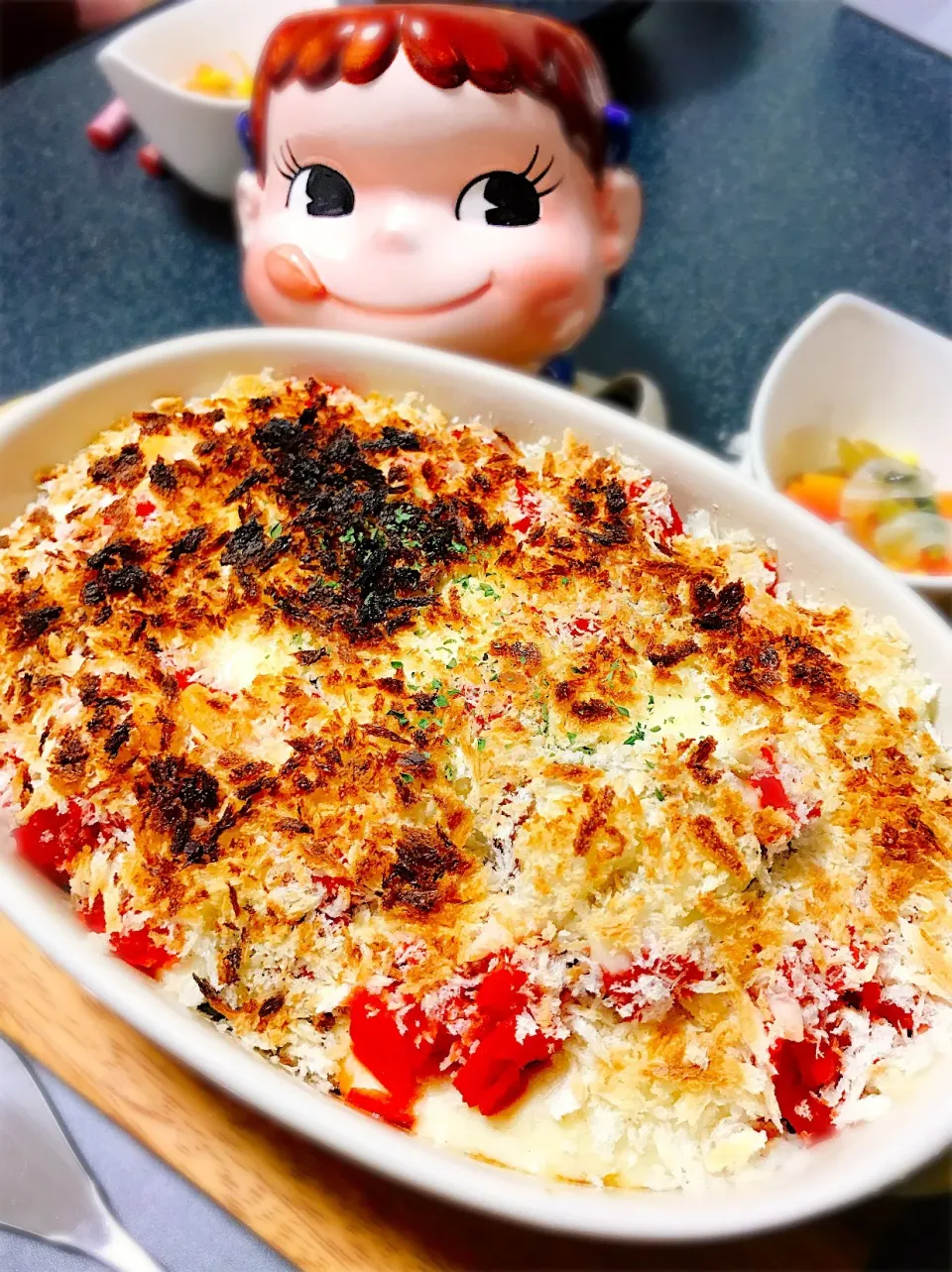 Snapdishの料理写真:簡単なのに豪華に見える♡ホワイトソース＆カレードリア。|ぽき。さん