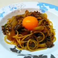 Snapdishの料理写真:☆みんな大好きすき焼きパスタ☆