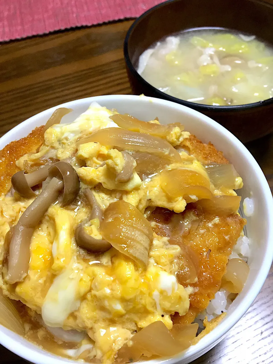 #カツ丼
#豚汁|Terumi  Yokosawaさん