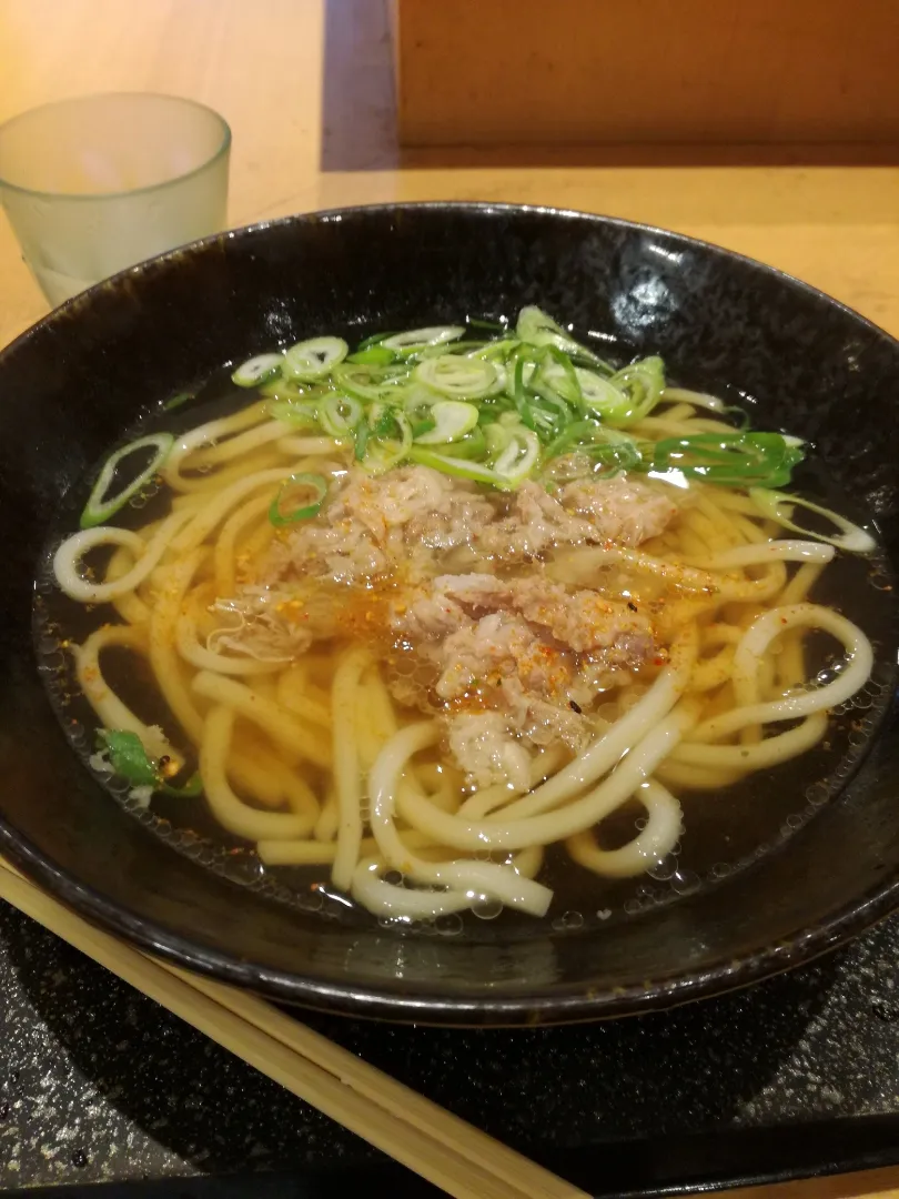 Snapdishの料理写真:朝は、肉うどん☆|Kojiさん